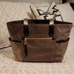 Michael Kors Nylon Tote, Champagne